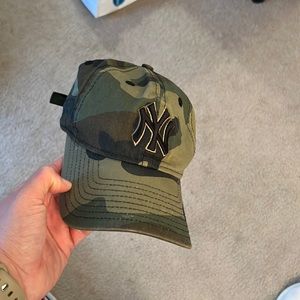 Camo Yankees Hat